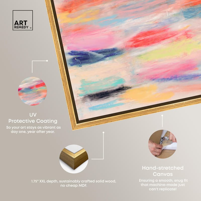 Color Play III Canvas by Art Remedy