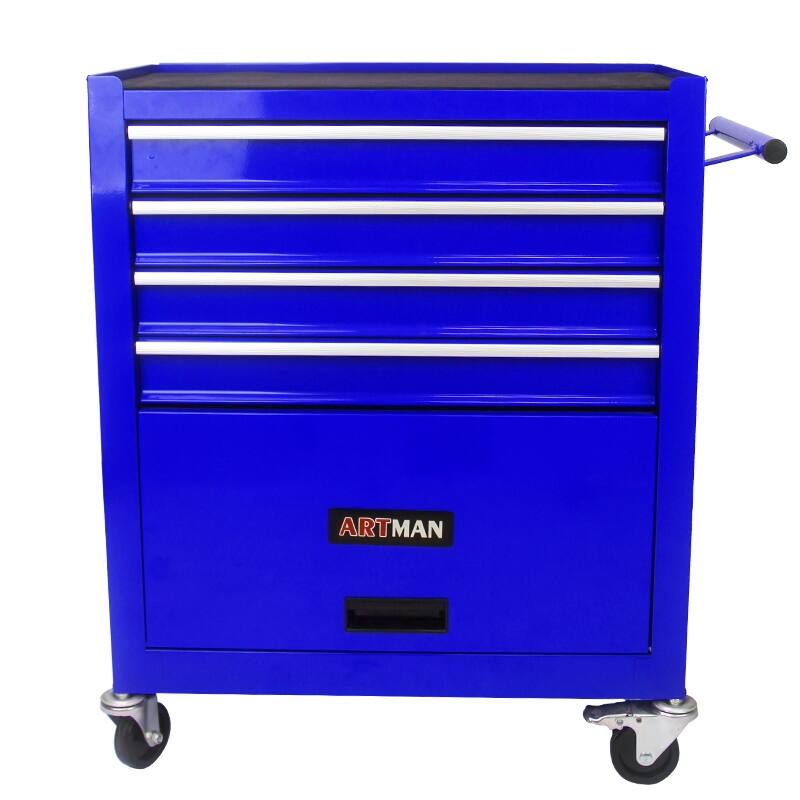 4-Drawer Rolling Tool Cart Storage Tool Box Cabinet Locked Organizer