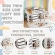 preview thumbnail 5 of 15, Twin Size Low Loft Bed with Pull Out Desk,Drawers,Cabinet and Shelves
