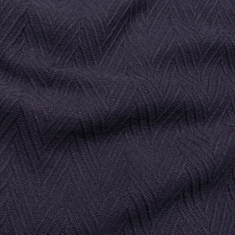 Superior Metro Zig-Zag Chevron All-Season Bedding Cotton Blanket