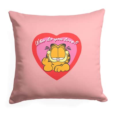 Nickelodeon Garfield Garf Love 18 Inch Throw Pillow