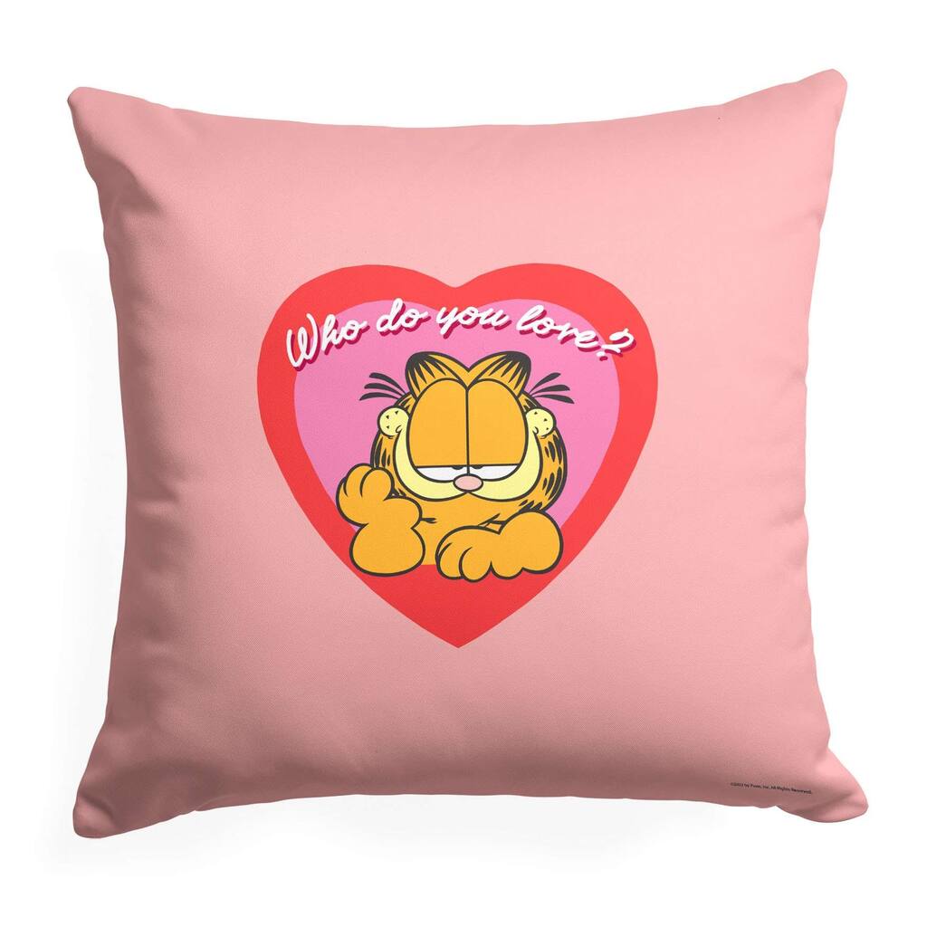 Nickelodeon Garfield Garf Love 18 Inch Throw Pillow