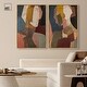 preview thumbnail 38 of 59, Contemplation Dialogue Abstract Art Set Canvas Print by Art Remedy