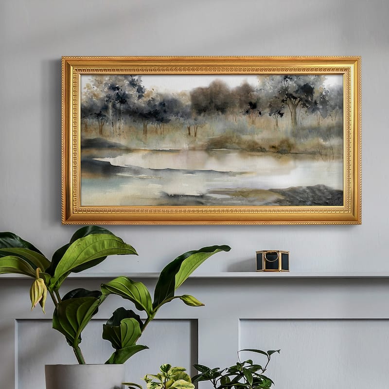 Serene River Premium Framed Canvas- Ready to Hang