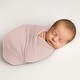 preview thumbnail 3 of 4, Sweet Jojo Designs Watercolor Floral Pink Girl 2 Pack 100% Cotton Muslin Baby Swaddle Receiving Blankets-Solid Blush Shabby Chic