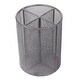 preview thumbnail 1 of 1, YBM Home Silver Mesh Quartet Cup Utensil Organizer Caddy Silver