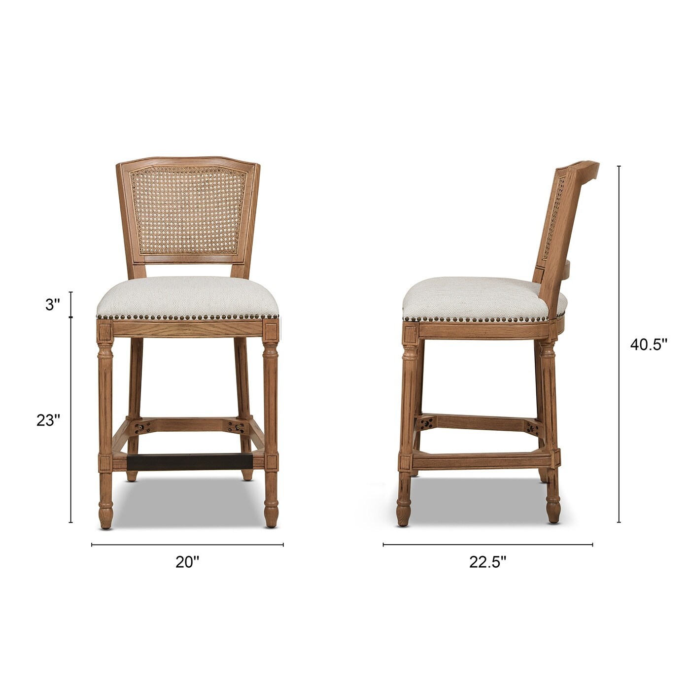 High back wicker hotsell bar stools
