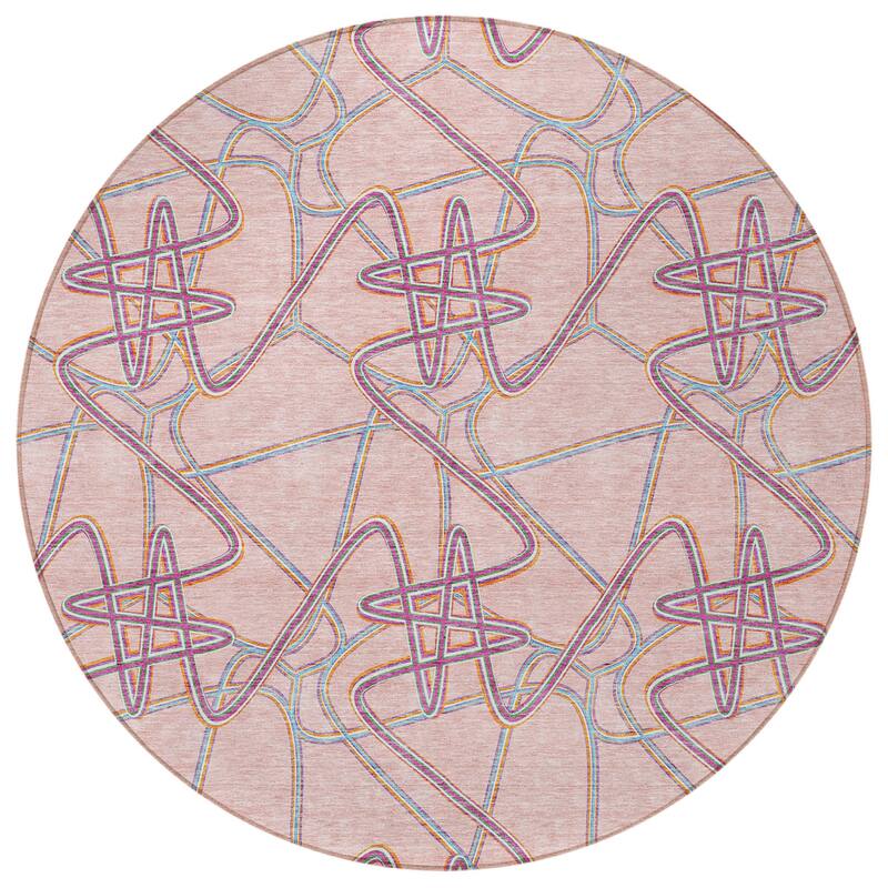 HomeRoots Geometric Contemporary Rectangle Outdoor Rug
