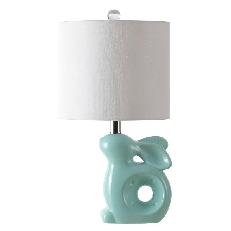 SAFAVIEH Kids Lighting 19" Ruby Rabbit Lamp - 10"W x 10"D x 19"H