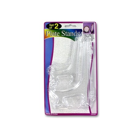 Bulk Buys GC057-72 Transparent Plastic Clear Plate Stands - Case of ... Bulk Buys GC057-72 Transparent Plastic Clear Plate Stands - Case of ...