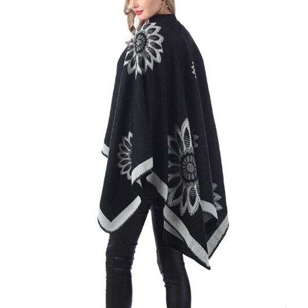 cardigan poncho cape