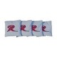 preview thumbnail 1 of 1, Rider University Broncos Gray Cornhole Bags All-Weather Resin Filled