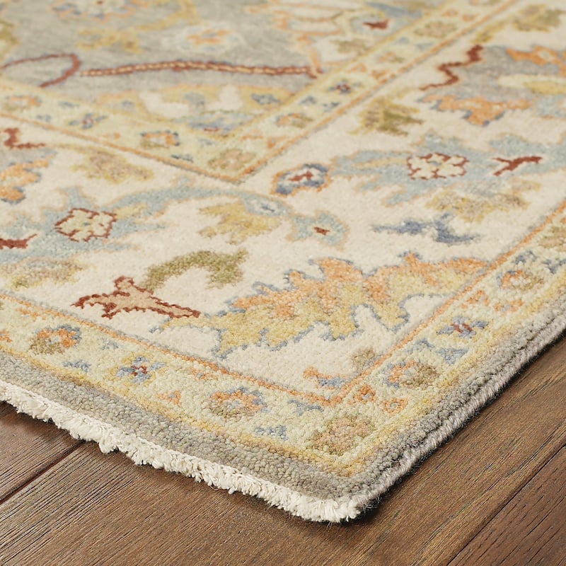 Style Haven Palma Vintage Inspired Wool Hand Knotted Area Rug