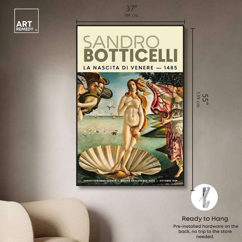 Renaissance Birth of Beauty Canvas by Art Remedy