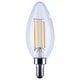 preview thumbnail 1 of 3, 4.5 Watt LED B11 3000K-2000K Warm Dimming Candelabra Base Clear Finish Clear