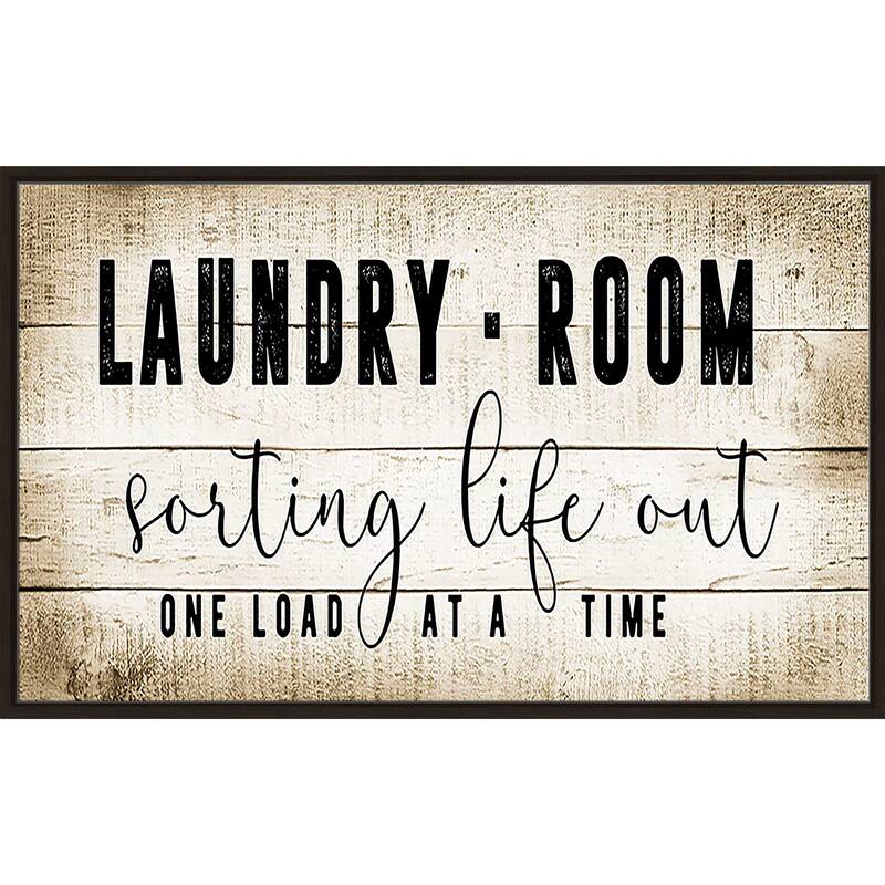 "Laundry Room" Print on Floating Canvas