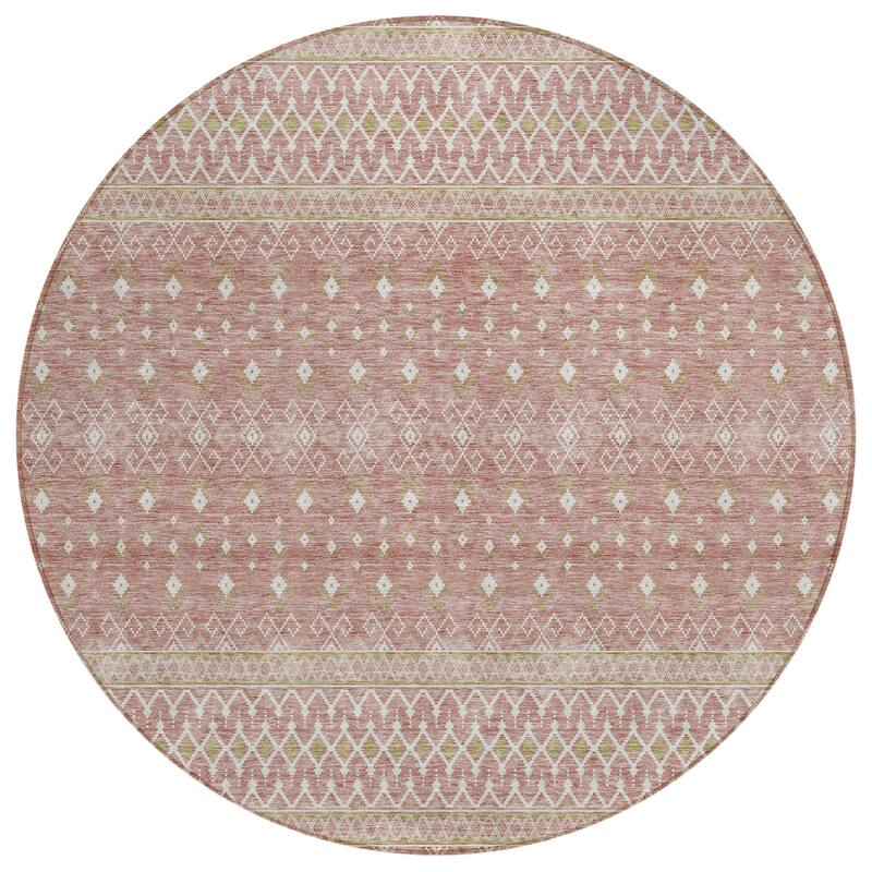 Machine Washable Indoor/ Outdoor Chantille Morrocan Boho Rug