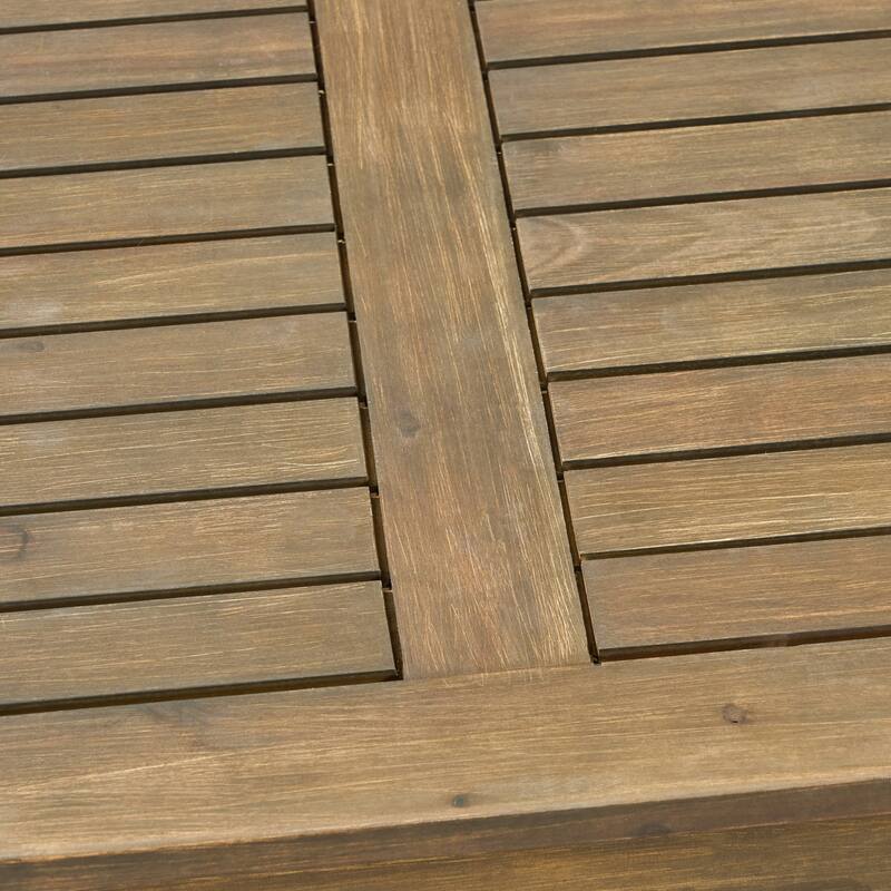 Perla Outdoor Acacia Wood Coffee Table by Christopher Knight Home