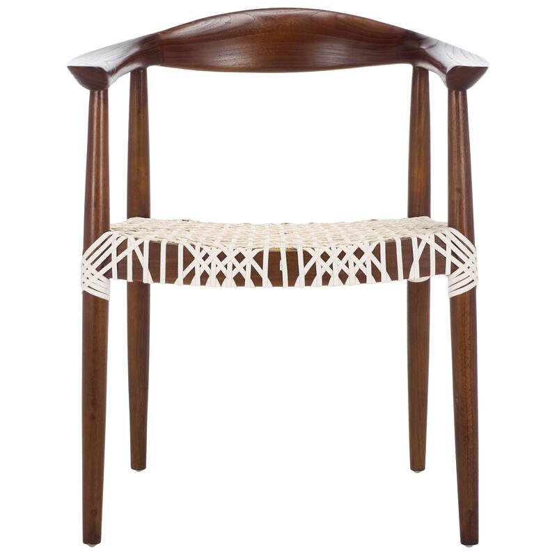 SAFAVIEH Trix Bandelier Black Dining Arm Chair - 24.8" x 18.9" x 30.7" - 25"W x 19"D x 31"H