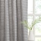 preview thumbnail 16 of 23, Cashel Texture Striped 100-percent Recycled Fiber Woven Antimicrobial Window Panel Pair by Clean Spaces - 84" Panel