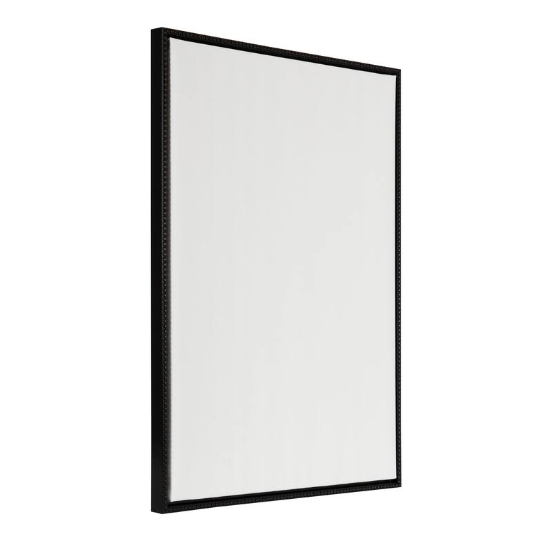 Kate and Laurel Sylvie Beaded Blank Framed Canvas - 28x38 - Black
