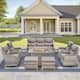 Option Grey Wicker Gray Cushion