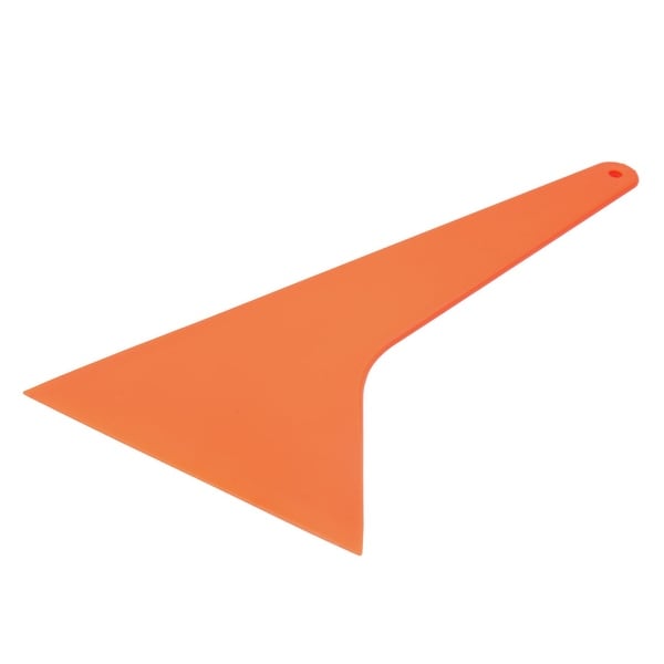 Plastic Orange Car Window Sticker Film Scraper Wrapping Squeegee Cleaning Tool