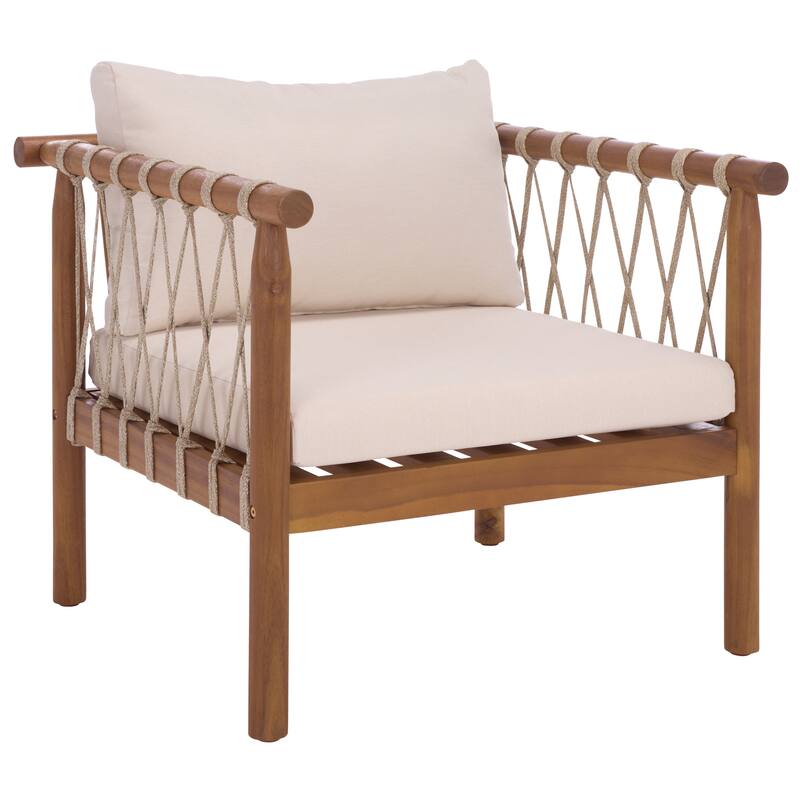 SAFAVIEH Outdoor Living Sabrina Chair (Set of 2) - 29"W x 31"D x 26"H