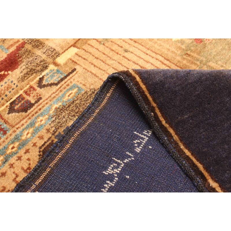 ECARPETGALLERY Hand-knotted Teimani Brown Wool Rug - 2'8 x 4'8