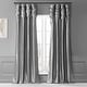 preview thumbnail 1 of 70, Exclusive Fabrics Single Ruched Faux Solid Taffeta Curtain (1 Panel)