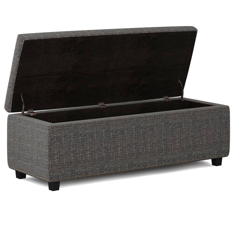 WYNDENHALL Springfield 48 inch Wide Rectangle Storage Ottoman