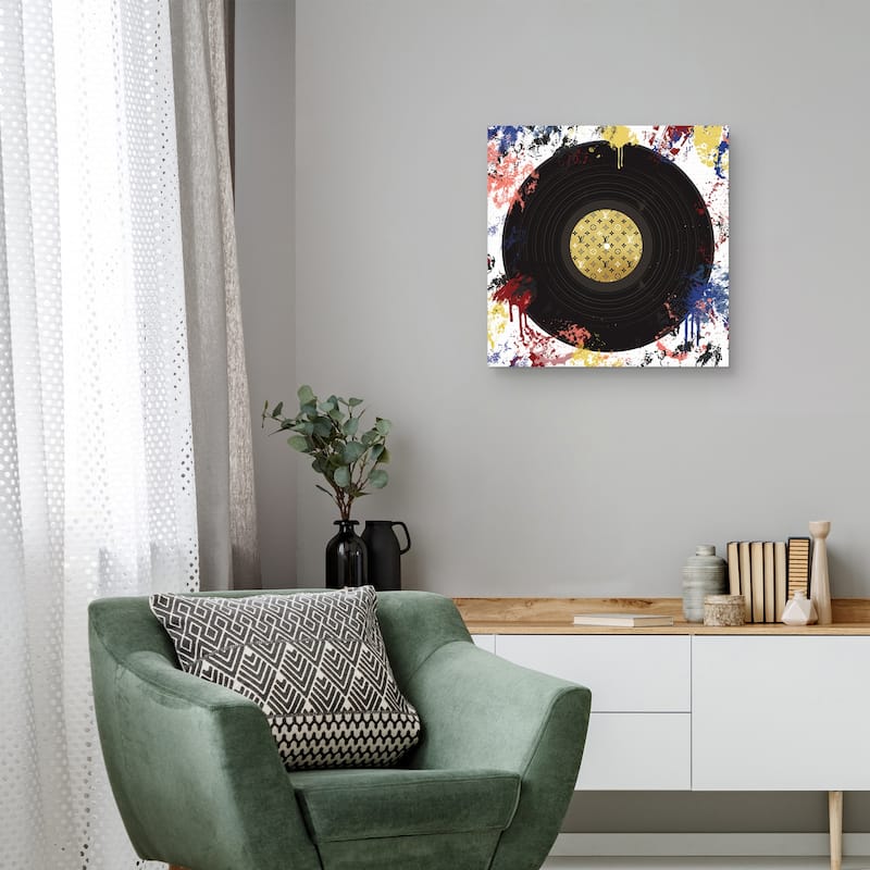 Designer Vinyl I by Design Lab Canvas Art Print