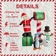 preview thumbnail 2 of 3, Fraser Hill Farm Welcome Christmas Mailbox with Christmas inflatables