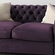 preview thumbnail 16 of 21, Somerville Polyester Chesterfield Loveseat by Christopher Knight Home