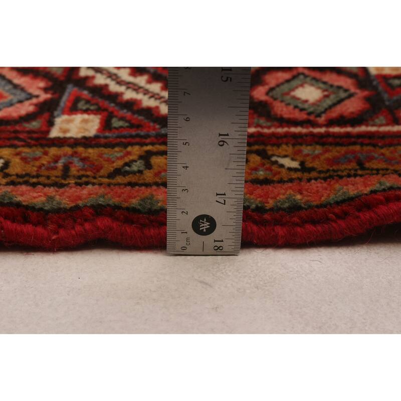 ECARPETGALLERY Hand-knotted Andelz Red Wool Rug - 5'2 x 10'6