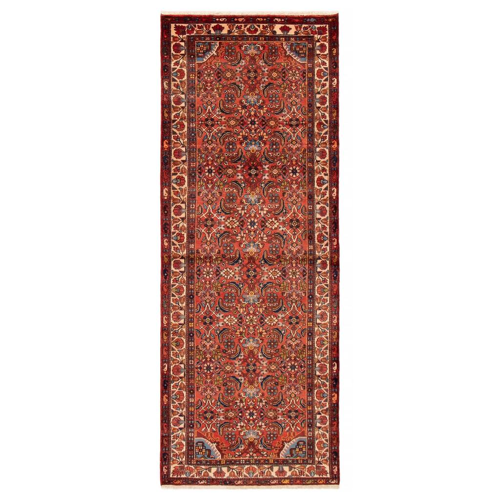 ECARPETGALLERY Hand-knotted Andelz Copper Wool Rug - 3'10 x 10'1