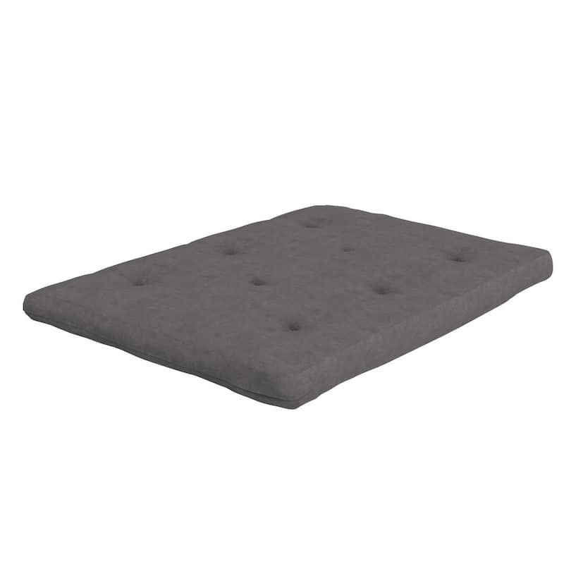 Full Size Futon Mattress 6” Thick Plush Foldable Cushion for Living Room and Guest Room