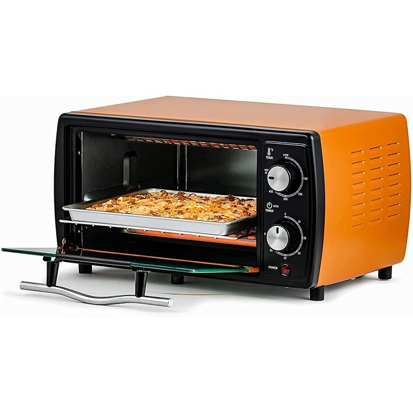 Ovente Countertop 4 Slice Capacity Conventional Oven w Baking