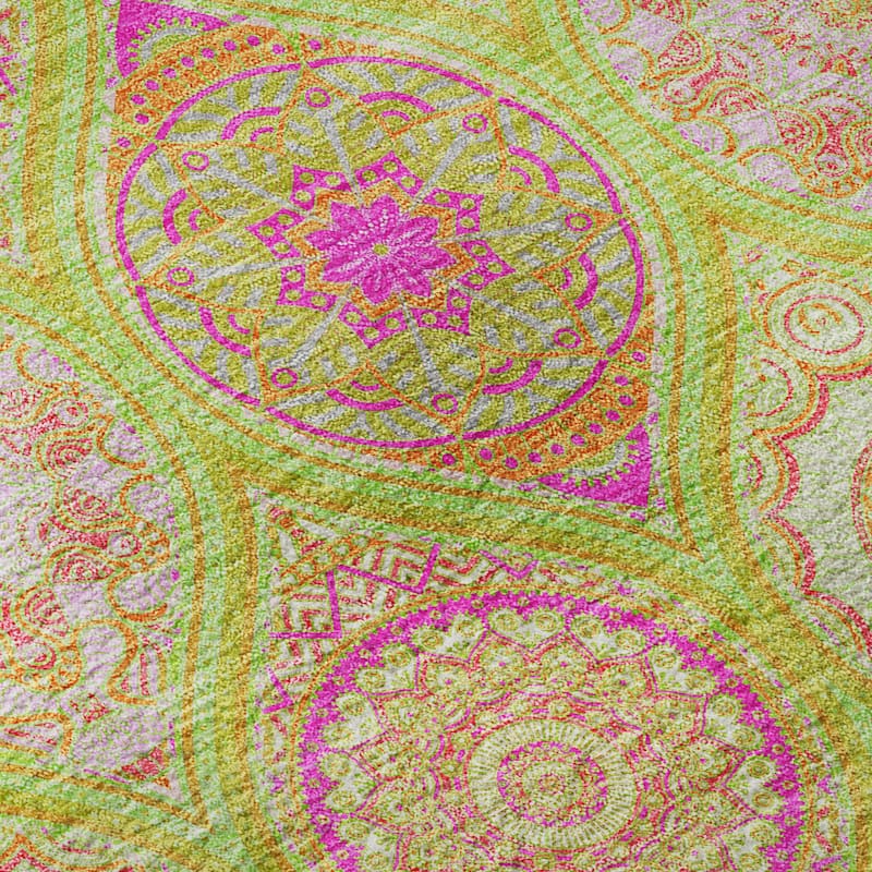 Premium Washable Super Soft Boho Mosaic Mayfield Rug