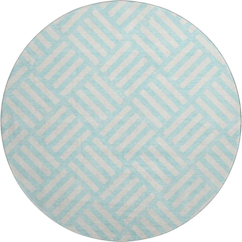Premium Washable Super Soft Contemporary Mosaic Mayfield Rug
