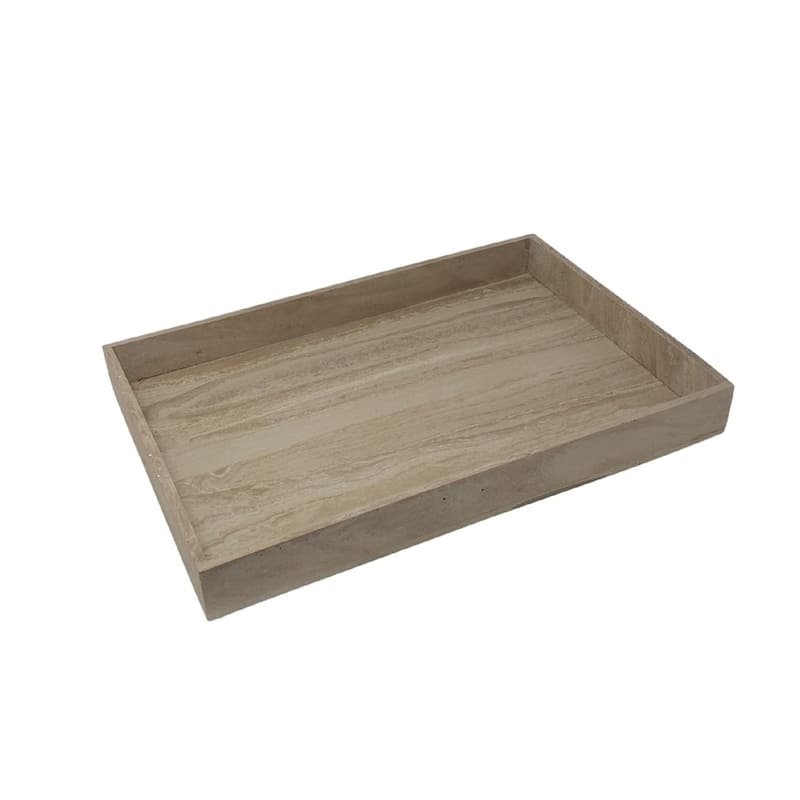Rectangular Large Serving Tray Resin Dia 17.7"