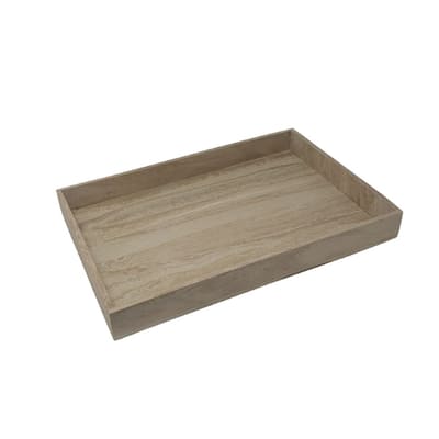 Rectangular Large Serving Tray Resin Dia 17.7"