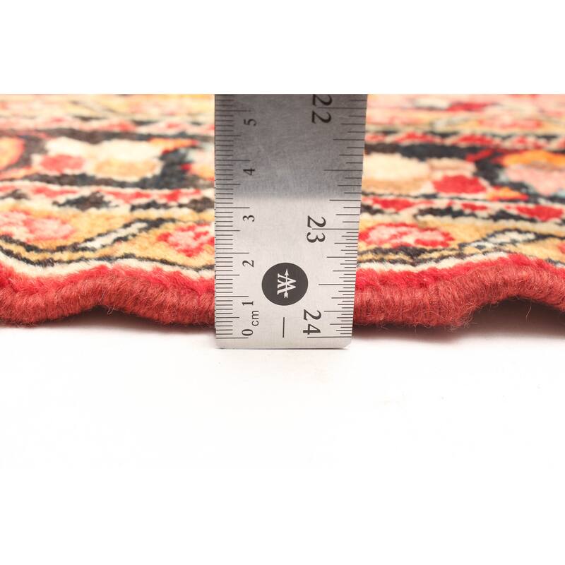 ECARPETGALLERY Hand-knotted Anadol Red Wool Rug - 3'6 x 4'10