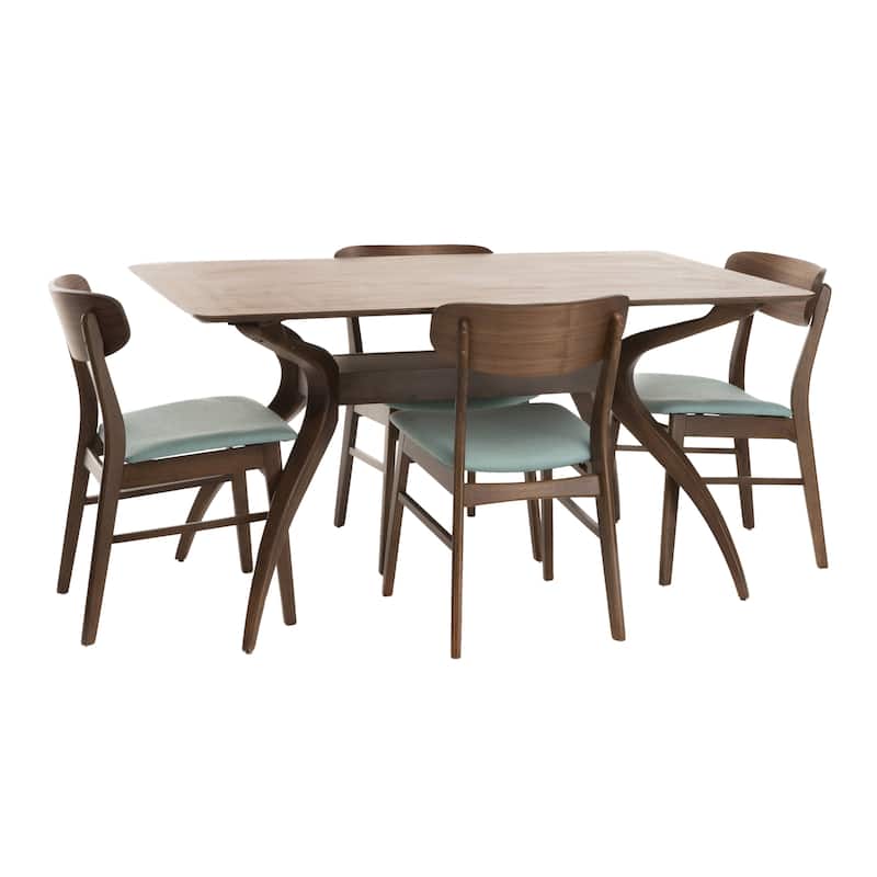 Fausett Mid-Century Modern 5 Piece Dining Set by Christopher Knight Home