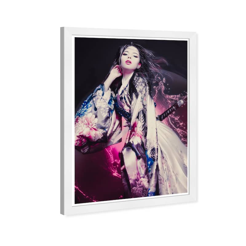 Wynwood Studio Prints Fashion and Glam Flowered Glam White and Glam Wall Art Canvas Print