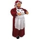 preview thumbnail 16 of 17, Fraser Hill Farm 36-In. Dancing Baking Mrs. Claus with Apron and Christmas Cookies - Animated Indoor Holiday Home Decor