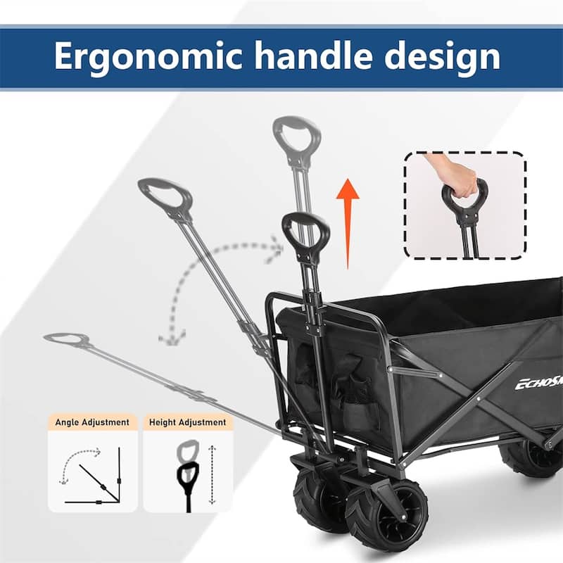 Folding Campers Big Large Capacity Folding Cart Wagon Cart