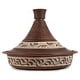 preview thumbnail 1 of 8, STP Goods Handmade 2.1Qt Red Clay Stoneware Tajine