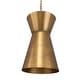 preview thumbnail 6 of 9, Uttermost Crocker Brass 1 Light Mini Pendant - N/A