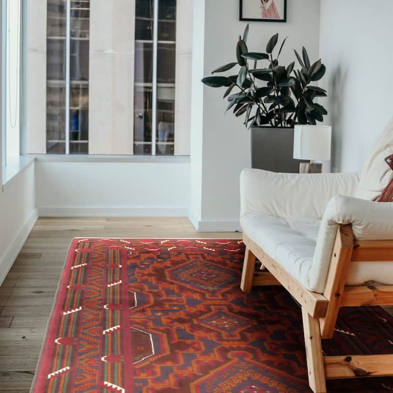 ECARPETGALLERY Hand-knotted Teimani Brown Wool Rug - 3'10 x 6'3
